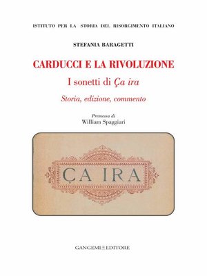 cover image of Carducci e la Rivoluzione. I sonetti di Ça ira